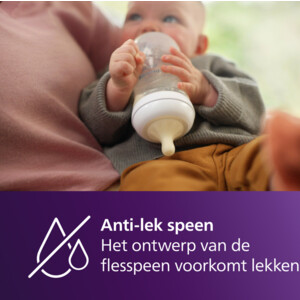 Philips Avent Natural Response Glazen Babyfles 1+ mnd - 14.99 euro