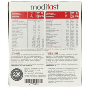 6x Modifast Repen Karamel - 30.55 euro