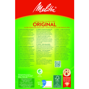 9x Melitta Filters 1x4 Bruin - 26.89 euro