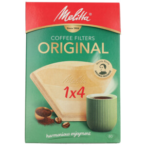 9x Melitta Filters 1x4 Bruin - 26.89 euro