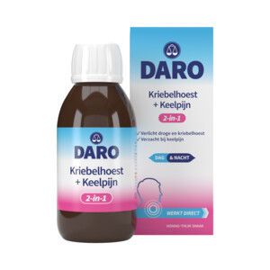 2x Daro 2-in-1 Kriebelhoest + Keelpijn - 17.21 euro