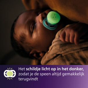 Philips Avent Soother Ultra Start Fopspeen Nighttime 0-2 mnd - 7.19 euro