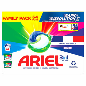 2x Ariel 3in1 Wasmiddel Pods Color - 103.83 euro