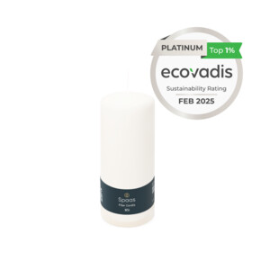 SPAAS Cilinderkaars Wit 80/200 mm ± 100 branduren - 4.09 euro