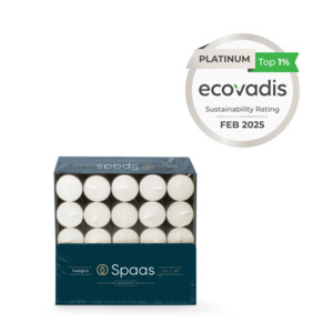 SPAAS Theelichten doos ± 8 branduren - 16.99 euro