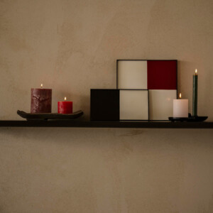 SPAAS Rustieke Pillarkaars ± 35 branduren Rood - 2.79 euro