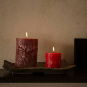 SPAAS Rustieke Pillarkaars ± 35 branduren Rood - 2.79 euro