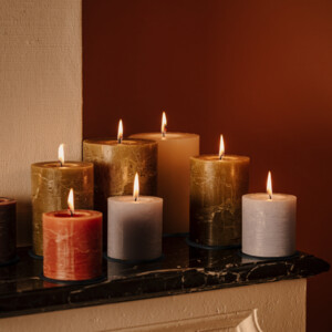 SPAAS Rustieke Pillarkaars ± 35 branduren Cognac - 2.79 euro