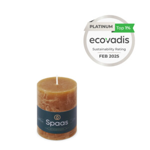 SPAAS Rustieke Pillarkaars ± 35 branduren Cognac - 2.79 euro