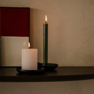 SPAAS Rustieke Pillarkaars ± 95 branduren Lichtroze - 6.99 euro