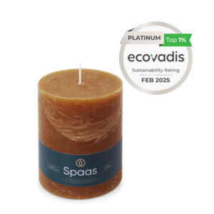 SPAAS Rustieke Pillarkaars ± 95 branduren Cognac - 7.49 euro