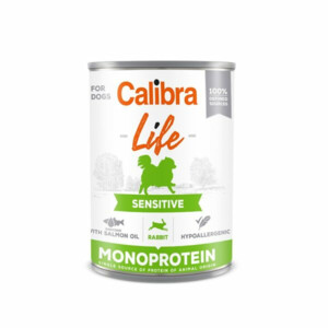 6x Calibra Life Sensitive Hondenvoer Nat Konijn