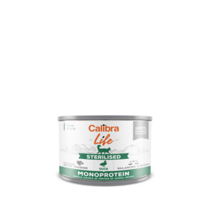 6x Calibra Life Sterilised Kattenvoer Nat Eend