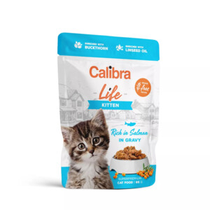 28x Calibra Life Kitten Kattenvoer Nat Zalm