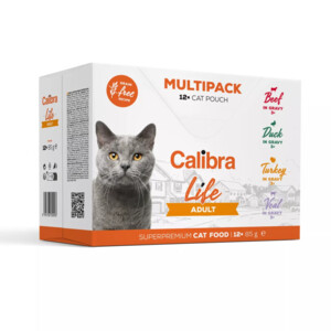 12x Calibra Life Adult Multipack Kattenvoer Nat