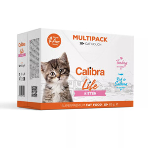 12x Calibra Life Kitten Multipack Kattenvoer Nat