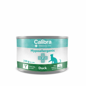 6x Calibra Veterinary Diet Hypoallergenic Kattenvoer Nat Eend