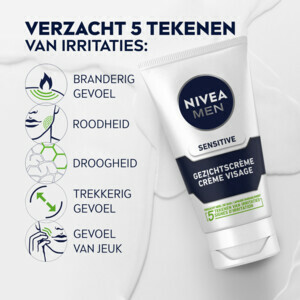 NIVEA Men Gezichtscrème Sensitive - 17.99 euro