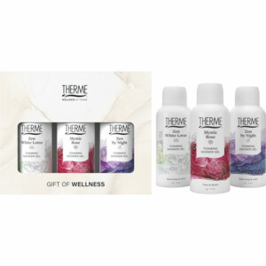 3x Therme Foaming Shower Favorites Geschenkset Zen White Lotus + Mystic Rose + Zen by Night - 34.88 euro