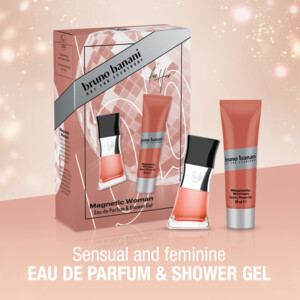 Bruno Banani Magnetic Woman Geschenkset - 16.49 euro