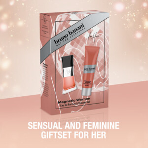 Bruno Banani Magnetic Woman Geschenkset - 16.49 euro