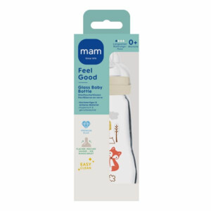 MAM Babyfles Glas Feel Good 0+ mnd - 13.15 euro