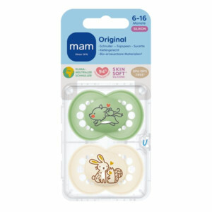 MAM Fopspeen Original Silikon 6-16 mnd Universeel - 9.19 euro
