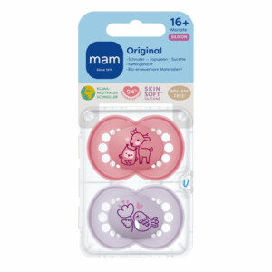 MAM Fopspeen Original Silikon 16+ mnd Roze - 8.35 euro