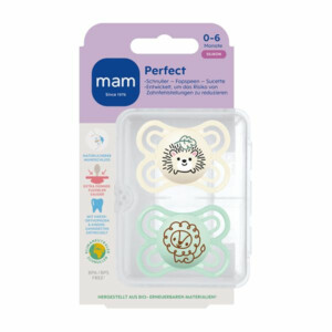 MAM Fopspeen Perfect Silikon 0-6 mnd Universeel - 8.59 euro