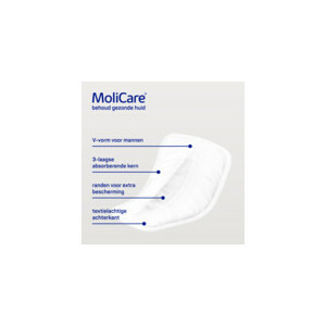 Molicare Premium Men Pad 5 Druppels 852 ml Absorptie - 6.29 euro