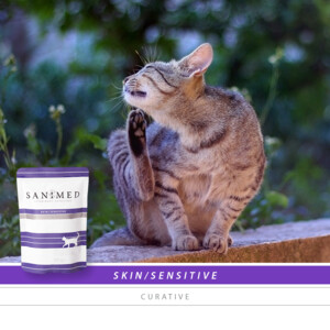 12x Sanimed Skin Sensitive Kattenvoer Nat 100 gr