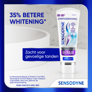 3x Sensodyne Tandpasta Clinical Repair Active White - 17.98 euro
