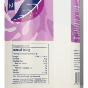 2x Nutribites Collageen Naturel Poeder - 67.36 euro