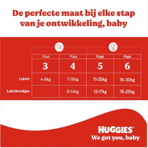 3x Huggies Little Movers Luiers Maat 3 (4 - 9 kg) - 45.55 euro