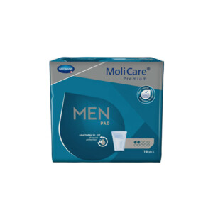 4x Molicare Premium Men Pad 2 Druppels 330 ml Absorptie - 25.19 euro