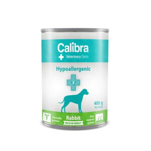 Calibra Veterinary Diet Hypoallergenic Hondenvoer Nat Konijn & Insect