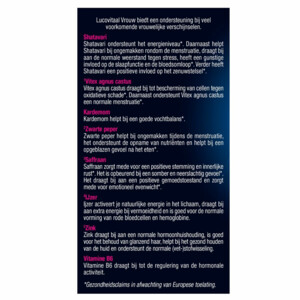 Lucovitaal Vrouw Hormoonsupport - 19.99 euro