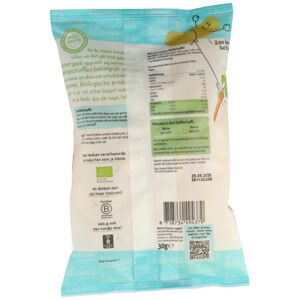 6x de Kleine Keuken Bio Smikkel Puffs Banaan & Wortel - 10.7 euro