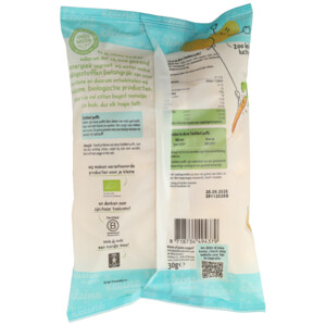 6x de Kleine Keuken Bio Smikkel Puffs Banaan & Wortel - 10.7 euro