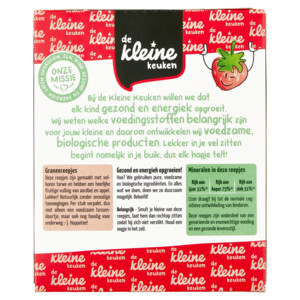 4x de Kleine Keuken Granenreepjes Aardbei & Appel - 13.1 euro