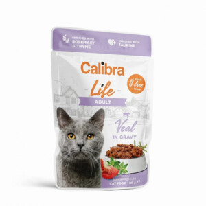 Calibra Life Adult Kattenvoer Nat Kalf
