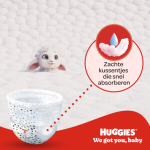 Huggies Little Movers Luierbroekjes Maat 4 (9 - 14 kg) - 58.99 euro