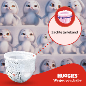 Huggies Little Movers Luierbroekjes Maat 4 (9 - 14 kg) - 58.99 euro
