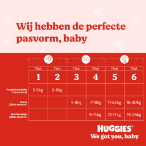 Huggies Little Movers Luierbroekjes Maat 4 (9 - 14 kg) - 58.99 euro