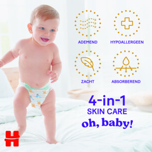 4x Huggies Extra Care Pants Maat 6 (15 - 25 kg) - 50 euro