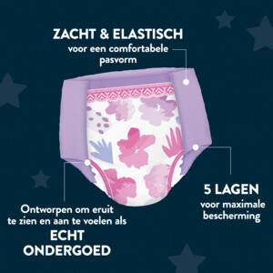 3x Huggies Absorberende Luierbroekjes Girl 13+ jaar - 21.99 euro