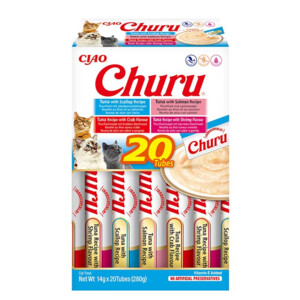 Ciao Churu Kattensnack Multipack Tuna Seafood 20 x 14 gr