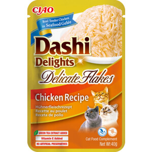 Ciao Dashi Delights Delicate Flakes Kattenvoer Nat Chicken 40 gr