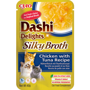 Ciao Dashi Delights Silky Broth Kattenvoer Nat Chicken & Tuna 40 gr