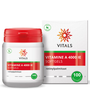 2x Vitals Vitamine A Retinylpalmitaat 4000ie - 37.29 euro